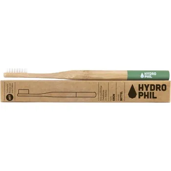 Zubní kartáček Hydrophil Bambusový kartáček medium zelený