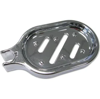 Mýdlenka TUBI Miska na mýdlo chromovaná - průměr objímky 18 mm