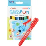 Amos Barvy na sklo 6 ks