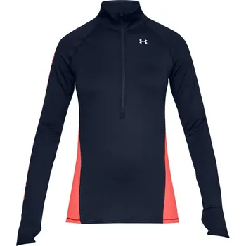 Dámské termoprádlo Under Armour ColdGear Graphic 1/2 zip modrá
