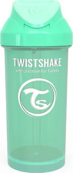 Láhev Twistshake láhev s brčkem 12+m 360 ml