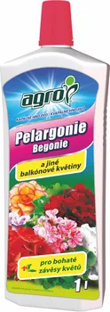 Hnojivo Agro Kapalné hnojivo pro pelargonie a jiné balkónové rostliny 1 l