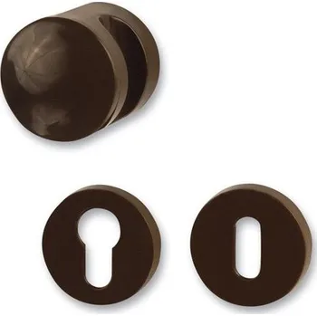 Stavební výplň Mat Holar PH Y0849 otočná koule s rozetou hnědá