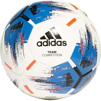 Fotbalový míč Adidas Team Competitio Cz2232 bílý/modrý 4