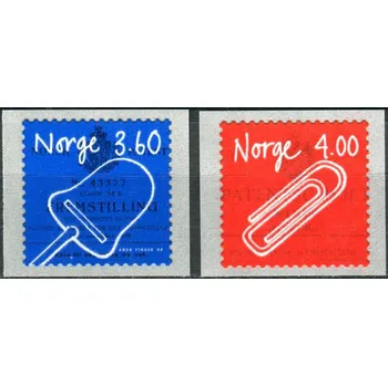 Poštovní známka (1999) MiNr. 1299 - 1300 ** - Norsko - Norské vynálezy - samolepící