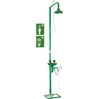 Sprchový set VMBal Kombinovaná tělní a oční bezpečnostní sprcha 2S – stojanová polypropylenová VMB-6609PP