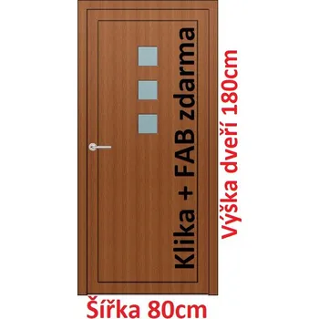 Vchodové dveře Vchodové plastové dveře Soft Ella 80x180 cm - Akce!