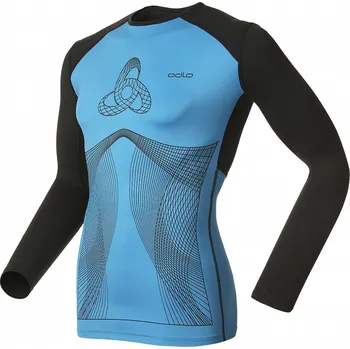 Pánské termoprádlo Odlo Shirt L/S Crew Neck Muscle Force Warm 158102-23601 XL