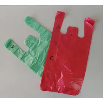 Nákupní taška Taška mikrotenová odtrhovací 4kp - pevná, BAREVNÁ, HDPE, 100 ks