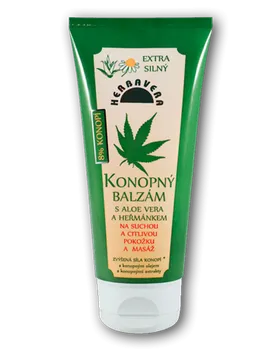 Bylinná léčivá mast Herbavera Konopný balzám s Aloe vera 200 ml 