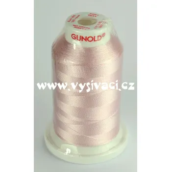 Nit vyšívací nit Gunold Sulky růžová 1120, návin 1000m, viskóza Jednotka: 1 kón návin 1000m