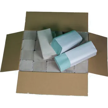 Papírový ručník Ručník papír/ZZ zelený, jednovrstvý, materiál recyklát