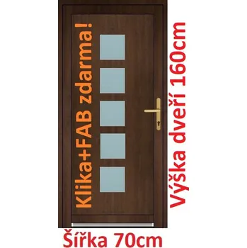 Vchodové dveře Vchodové plastové dveře Soft Lucy 70x160 cm - Akce!