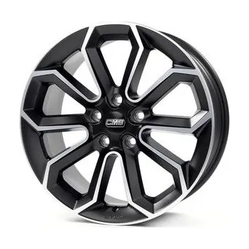 Auto-moto Alu kola CMS C20 DMB - černé - leštěné čelo 8x19" 5x108 ET50 63,4