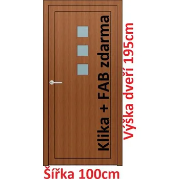 Vchodové dveře Vchodové plastové dveře Soft Ella 100x195 cm - Akce!