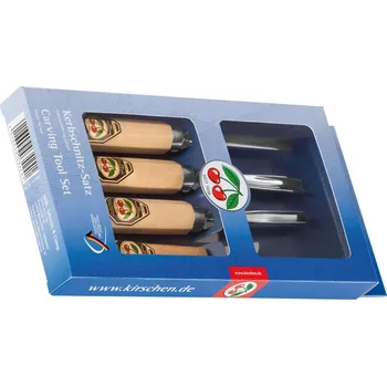 Dláto Sada řezbářských dlát a nožů Zwei Kirschen 3424 - 4 dílná