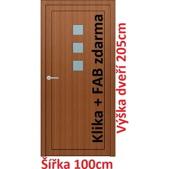 Vchodové dveře Vchodové plastové dveře Soft Ella 100x205 cm - Akce!