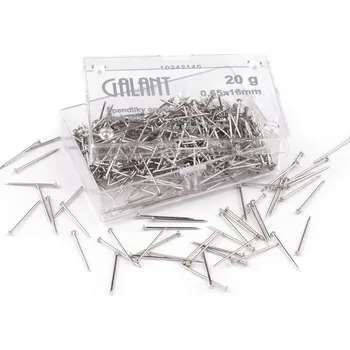 Celokovové špendlíky krátké - 16mm