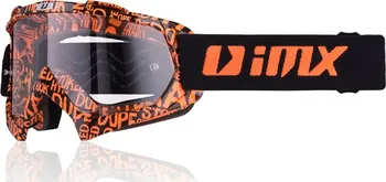 Motocyklové brýle iMX Mud Graphic Orange-Black