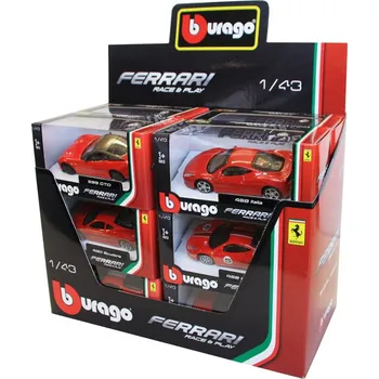 Bburago Auta Ferrari 1:43 sada 12 ks