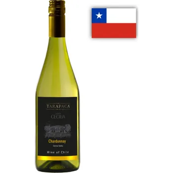 Víno Viňa Tarapacá Chardonnay, Santa Cecilia 0,75l, bílé víno