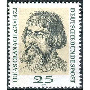 Poštovní známka (1972) MiNr. 718 ** - Německo - 500. narozeniny Lucas Cranach d. Ä.