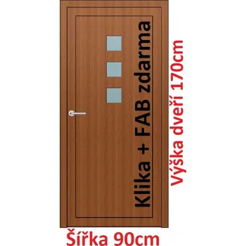 Vchodové dveře Vchodové plastové dveře Soft Ella 90x170 cm - Akce!