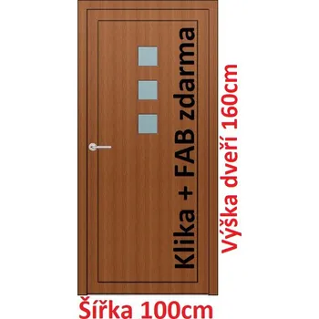 Vchodové dveře Vchodové plastové dveře Soft Ella 100x160 cm - Akce!