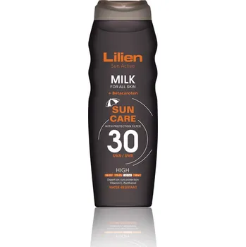 Přípravek na opalování Lilien Sun Active opalovací mléko SPF 30 200 ml