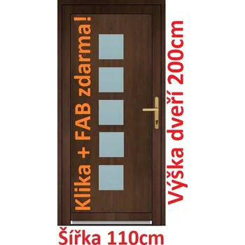 Vchodové dveře Vchodové plastové dveře Soft Lucy 110x200 cm - Akce!