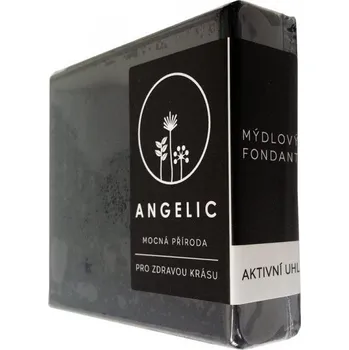 Mýdlo Angelic Mýdlový fondant aktivní uhlí 105 g