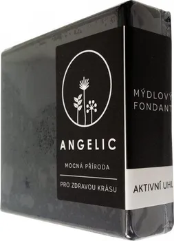 Mýdlo Angelic Mýdlový fondant aktivní uhlí 105 g