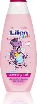 Lilien dětský šampon a pěna 2v1 pro dívky 400 ml