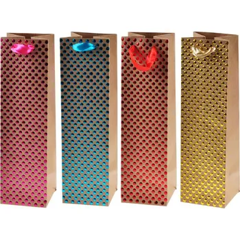 Dárková taška Taška dárková T12 mix53 105x360x105mm, 1ks