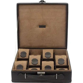 Box na hodinky Friedrich Lederwaren Carbon 32054-3