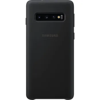 Pouzdro na mobilní telefon Samsung Silicone Cover pro Galaxy S10 černé