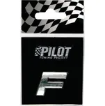 Lampa Italy Samolepící 3D písmeno F 18mm chromované písmena, čísla a symboly