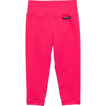Dívčí oblečení malinově růžové bavlněné legíny