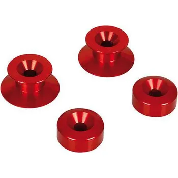 Lampa 90342 Adaptér na stojany motorek červený 10mm 2ks chrání motocykl při případném pádu na zem