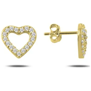 Náušnice Olivie ZLATÉ SRDCE 2303 Zlatá
