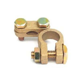 Auto elektroinstalace Elta Svorka bateriová minusová 1ks mosaz mosazní svorka bateriová minusová