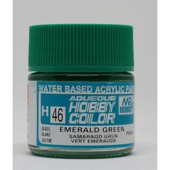 Modelářská barva Gunze Sangyo H046 Emerald Green - Smaragdová