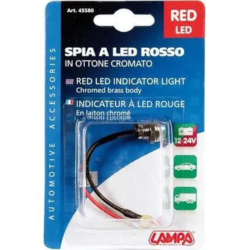 Auto elektroinstalace Lampa Italy, Imitace kontrolky Led - červená
