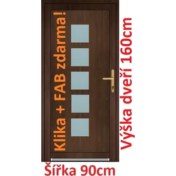 Vchodové dveře Vchodové plastové dveře Soft Lucy 90x160 cm - Akce!