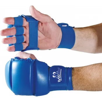 Bojový sport DANRHO Ju-Jutsu rukavice modré - velikost: S - Prodloužená možnost vrácení zboží do 60 dní.