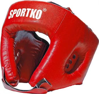 Chránič hlavy na box a bojový sport SportKO OD1 červený L