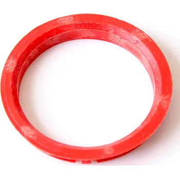 Vymezovací kroužek Vymezovací kroužek kol 82,0 / 70,2 , plast, červená, přesah kužele 4mm