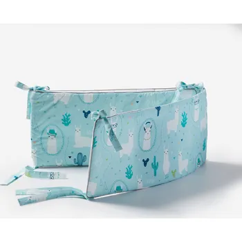 Příslušenství pro dětskou postel a kolébku Pinio Textilní mantinel do postýlky Lamy