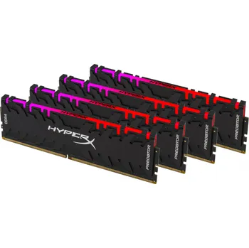 Operační paměť Kingston HyperX Predator RGB 32 GB (4x 8 GB) DDR4 3600 MHz (HX436C17PB3AK4/32)