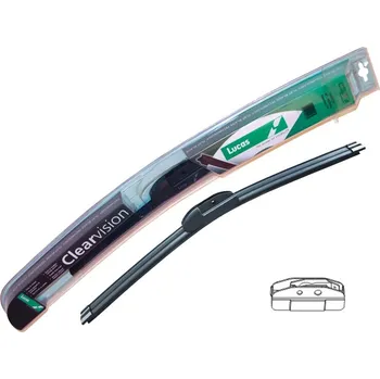 Stěrač Lucas LLWFB28-S Flat 700mm včetně 6 adaptérů